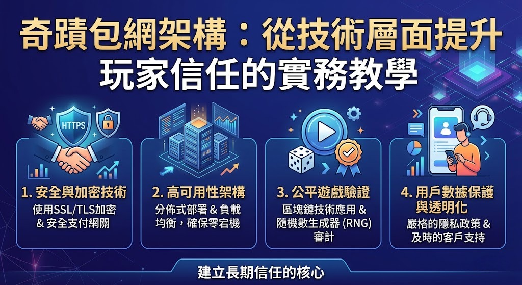 打造高信賴度娛樂平台!解鎖奇蹟包網核心技術架構 打造高信賴度娛樂平台!解鎖奇蹟包網核心技術架構